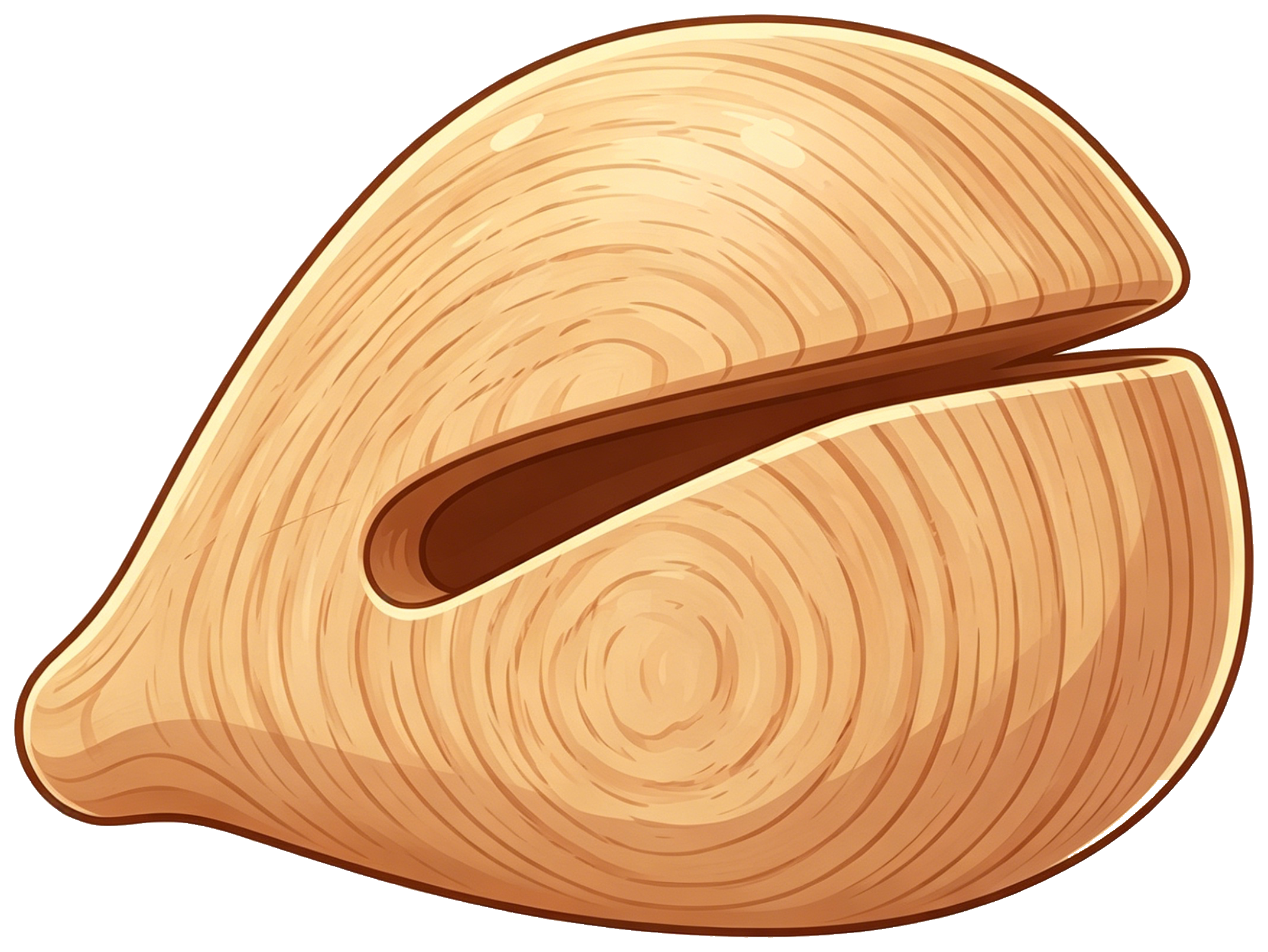 Wooden fish illustration